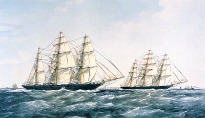 La Gran Carrera de Clíperes de 1866 entre el 