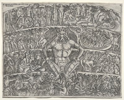 El Infierno según Dante, después del fresco en el Campo Santo de Pisa de Unknown artist