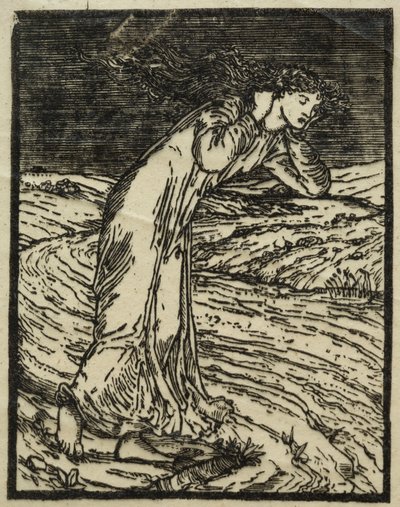 The Legend of Cupid and Psyche:  Woman Weeping Beside a Brook de Unknown artist