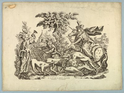 La Caza del León de Unknown artist