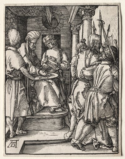 The Little Passion: Pilate Washing his Hands de Unknown artist