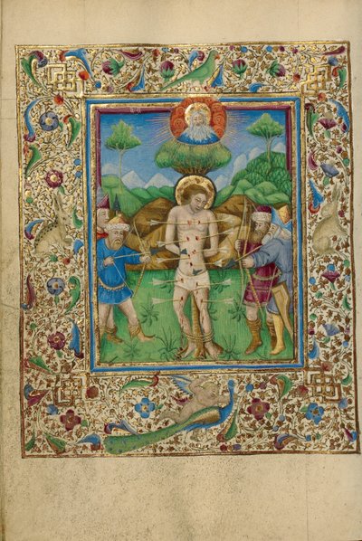 El martirio de San Sebastián de Unknown artist