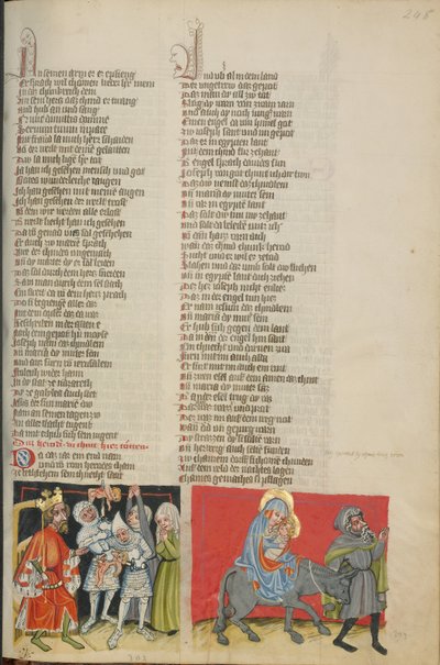 La masacre de los inocentes; La huida a Egipto de Unknown artist