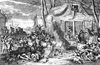 La furia de los franceses en Holanda de Unknown artist