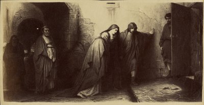 [El regreso del Gólgota por Paul Delaroche] de Unknown artist