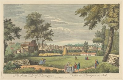 Vista sur de Kensington de Unknown artist