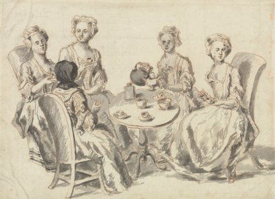 El Tea Party de Unknown artist