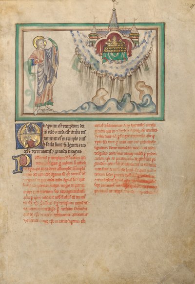 El Templo de Dios con el Tabernáculo en el Cielo de Unknown artist