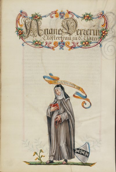 La decimotercera generación, Agnes Derrer de Unknown artist