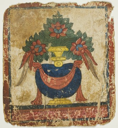El jarrón del tesoro (Bumpa), de un juego de cartas de iniciación (Tsakali) de Unknown artist
