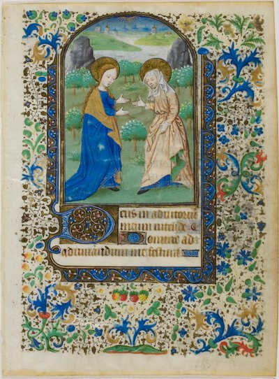 La Visitación, de un Libro de Horas de Unknown artist