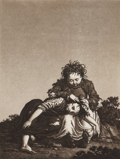 Los jóvenes mendigos de Unknown artist