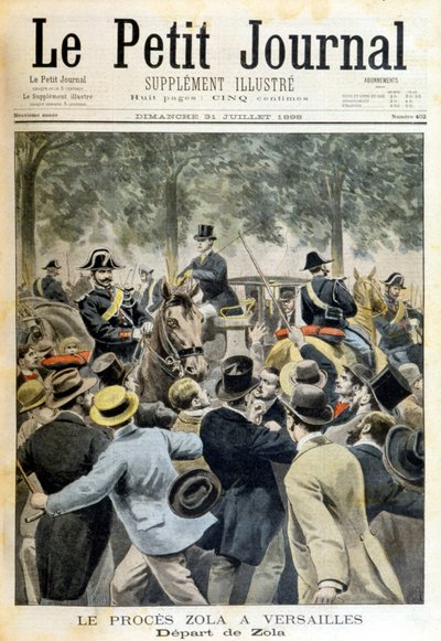 El juicio de Zola en Versalles - en “Le Petite Journal” del 31/07/1898 de Unknown artist