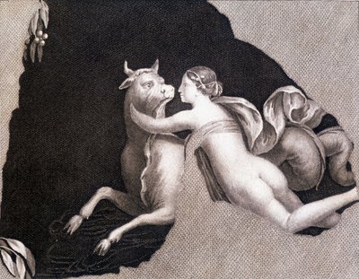 El rapto de Europa - grabado de Unknown artist