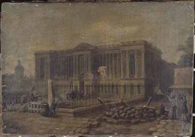 El ataque al Louvre, 29 de julio de Unknown artist
