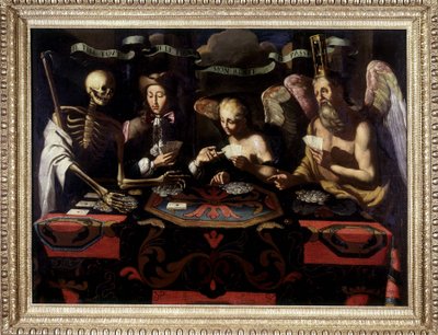 El brelan de la vida humana de Unknown artist