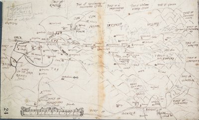 La descripción de Muskery, c.1590 (papel, lino) de Unknown artist