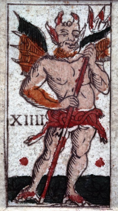 El diablo. Juego de tarot del siglo XVIII. Milán de Unknown artist