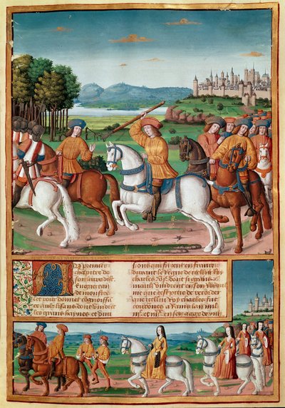 La locura de Carlos VI (1368 - 1422) de Unknown artist