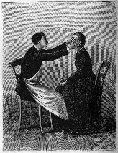 Los fenómenos del hipnotismo: Una forma de determinar el sueño hipnótico. de Unknown artist