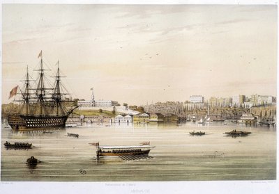 El puerto o Almirantazgo de Estambul en el siglo XIX de Unknown artist
