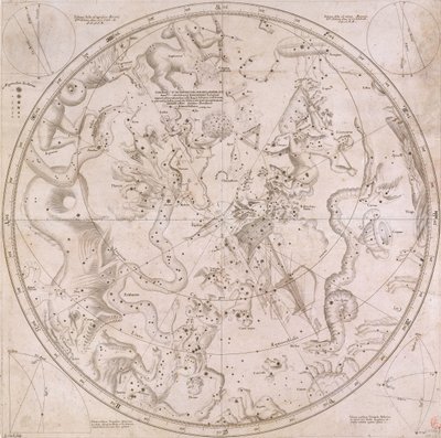 Las ascensiones rectas y declinaciones de las principales estrellas fijas en ambos hemisferios hasta el año 1678 de Unknown artist