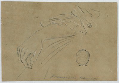 El antebrazo derecho de la misma mujer de Unknown artist