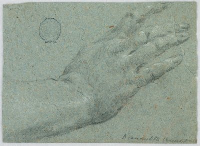 La mano derecha de un hombre de Unknown artist