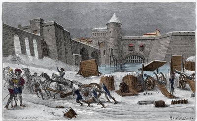 El sitio de Metz por Carlos V en 1552 en 