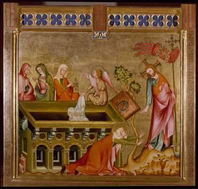 Las tres mujeres en el sepulcro y Noli me tangere de Unknown artist