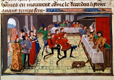 El banquete de bodas en la boda de Clarisse de Unknown artist