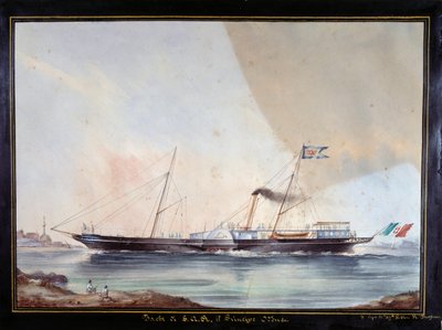 El yate del príncipe Oddone, Duque de Montferrat de Unknown artist