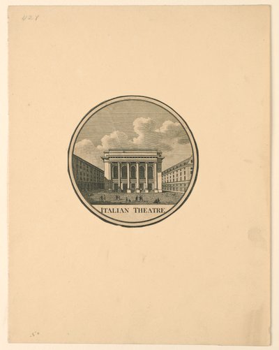 Teatro de los Italianos, París de Unknown artist