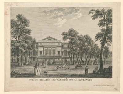 Teatro de Variedades en París de Unknown artist