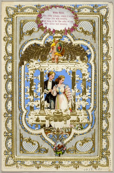 Este pequeño homenaje, que envío (san valentín) de Unknown artist