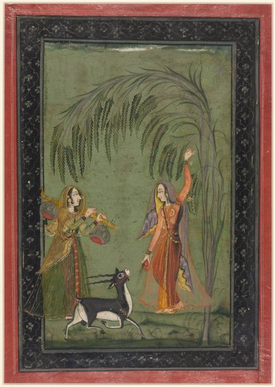 Todi Ragini, de una serie de Ragamala de Unknown artist