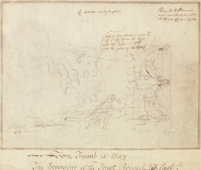 Pulgarcito en la bahía de Unknown artist