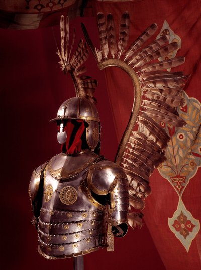 Parte superior de la armadura con alas de húsar de Unknown artist