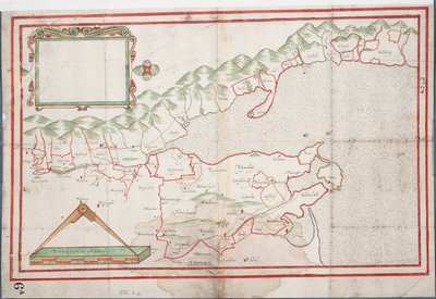 Bahía de Tralee, Irlanda, c.1600 (papel, lino) de Unknown artist