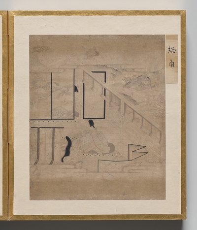Nudos de trébol del álbum de ilustraciones para el cuento de Genji de Unknown artist