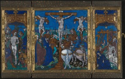 Tríptico con La Crucifixión, La Flagelación y El Entierro de Unknown artist