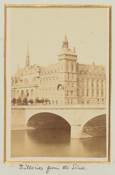 Tuilleries desde el Sena de Unknown artist