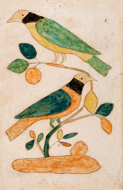 Dos pájaros de Unknown artist