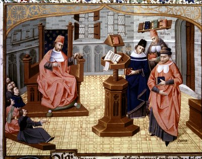 UNIVERSIDAD: Estudiantes de medicina de Unknown artist