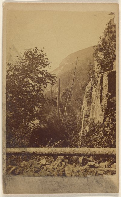 [Vista de montaña no identificada en New Hamsphire] de Unknown artist