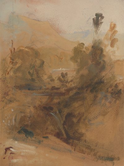 Paisaje vertical de Unknown artist