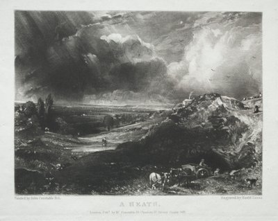 Various Subjects of Landscape, Characteristic of English Scenery from Pictures Painted by John Constable, R.A.:  A Heath de Unknown artist