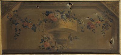 Jarrón de flores en una hornacina. Entre 1769 y 1789 (óleo sobre lienzo) de Unknown artist