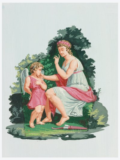 Venus amonestando a Cupido de Unknown artist