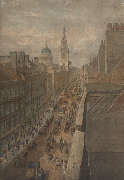 Vista de Cheapside de Unknown artist